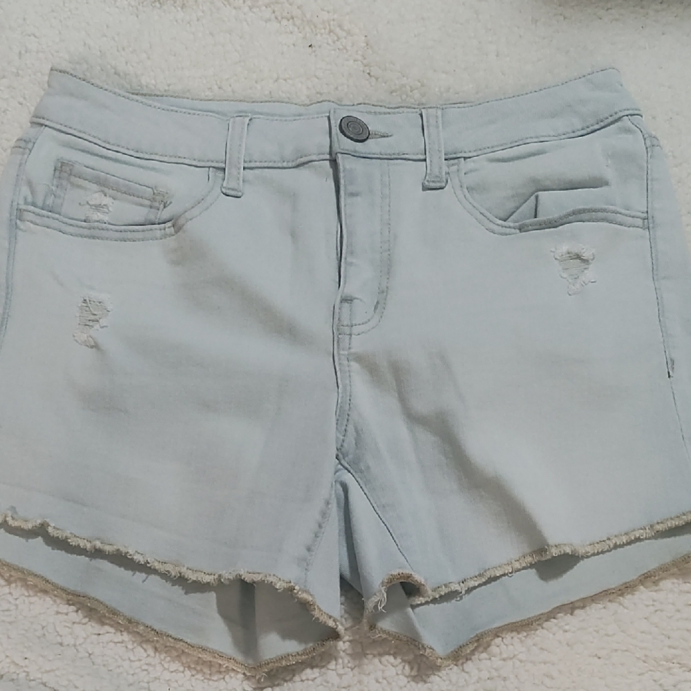 Authentic American Heritage Gray Jean Shorts Distressed‎ Style